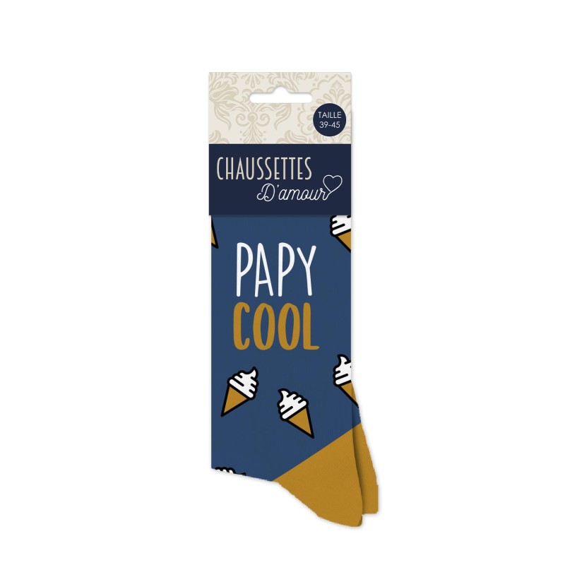 CHAUSSETTES "PAPY COOL" GLACES