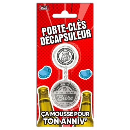 Porte-clés décapsuleur Anni-Bière-Saire