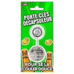 Porte-clés décapsuleur Permis de boire