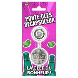 Porte-clés décapsuleur On ira tous au Baradis