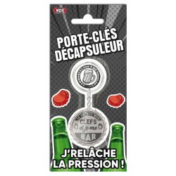 Porte-clés décapsuleur Je me bar