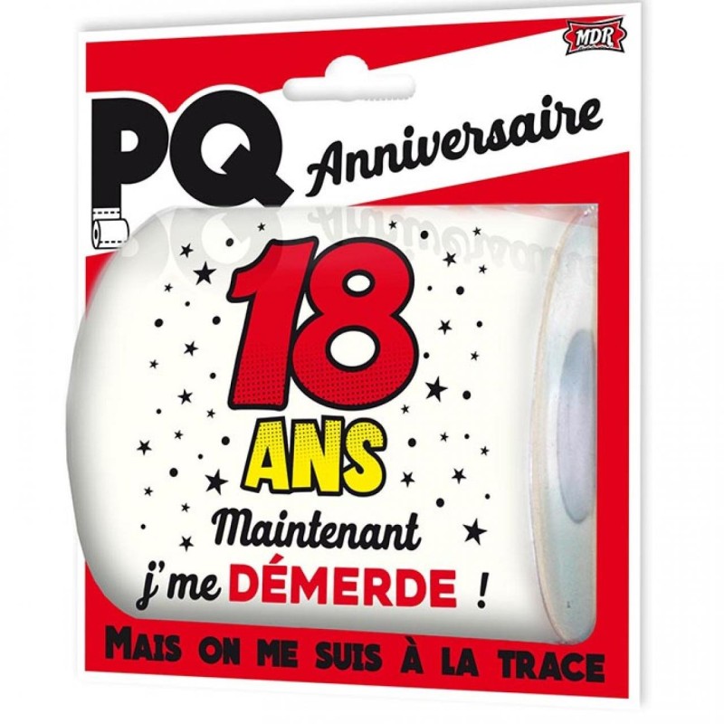 Papier toilette 18 ans