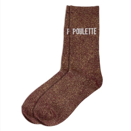 CHAUSSETTES PAILLETTES "POULETTE"