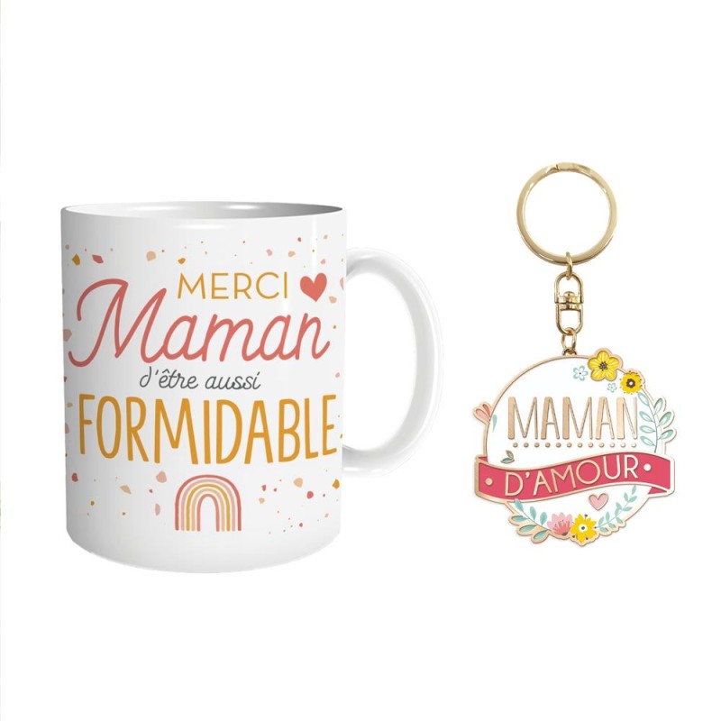 COFFRET MUG "MAMAN D AMOUR"