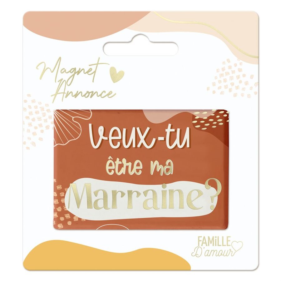 MAGNET ANNONCE "ETRE MARRAINE"