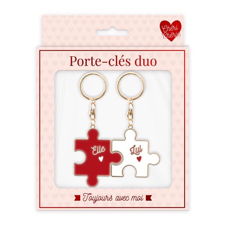 DUO PORTE CLES SAINT VALENTIN