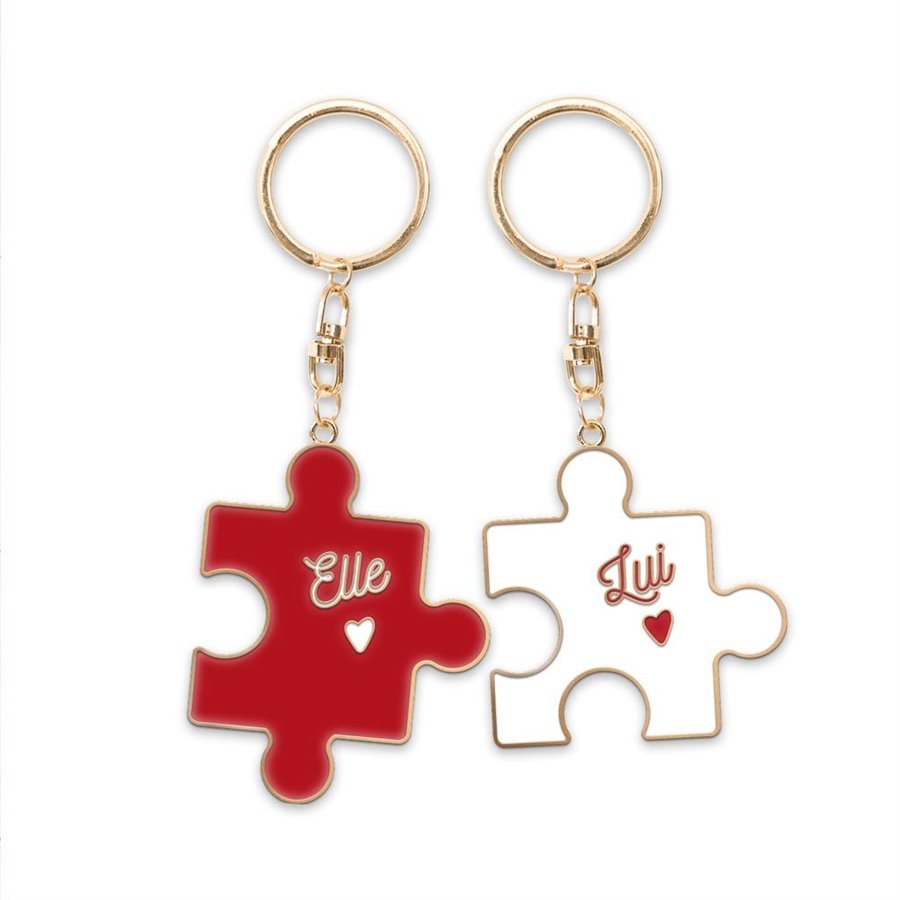 DUO PORTE CLES SAINT VALENTIN