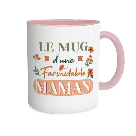 MUG ROSE FORMIDABLE MAMAN