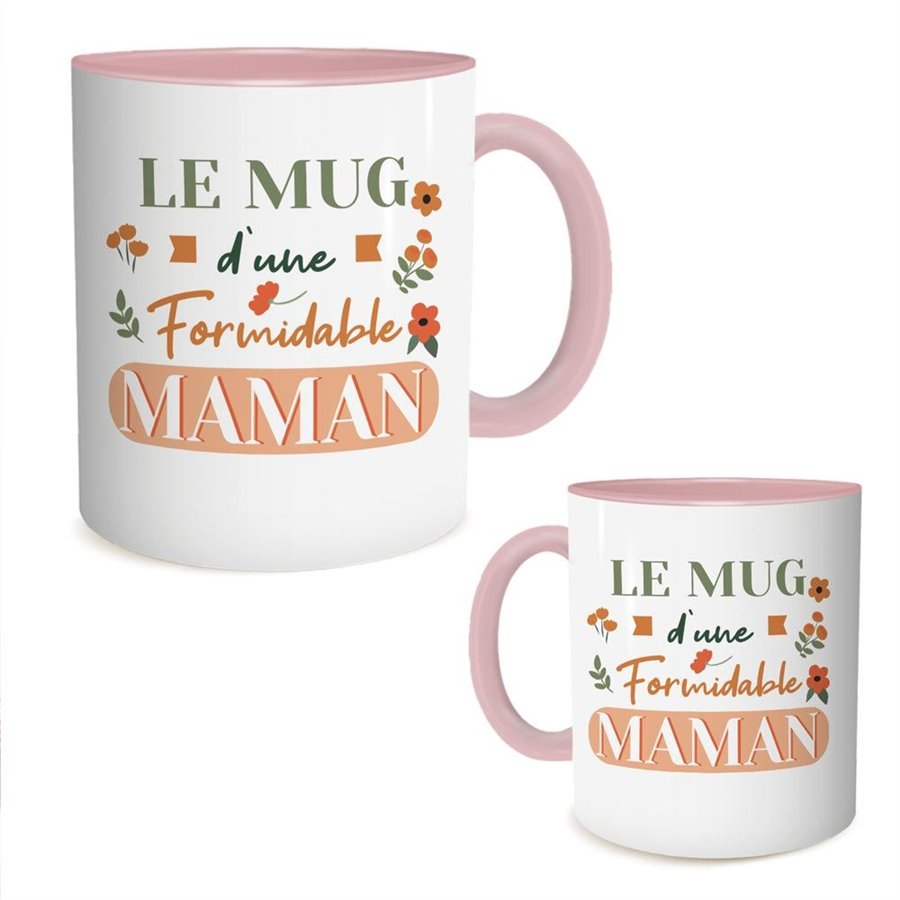 MUG ROSE FORMIDABLE MAMAN