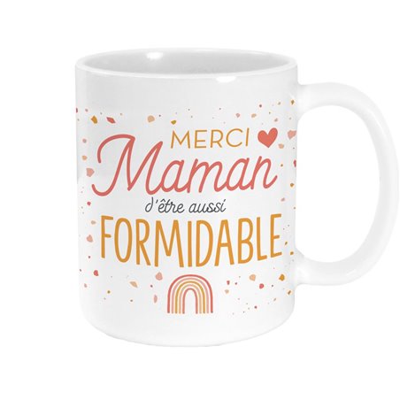 MUG MERCI MAMAN FORMIDABLE