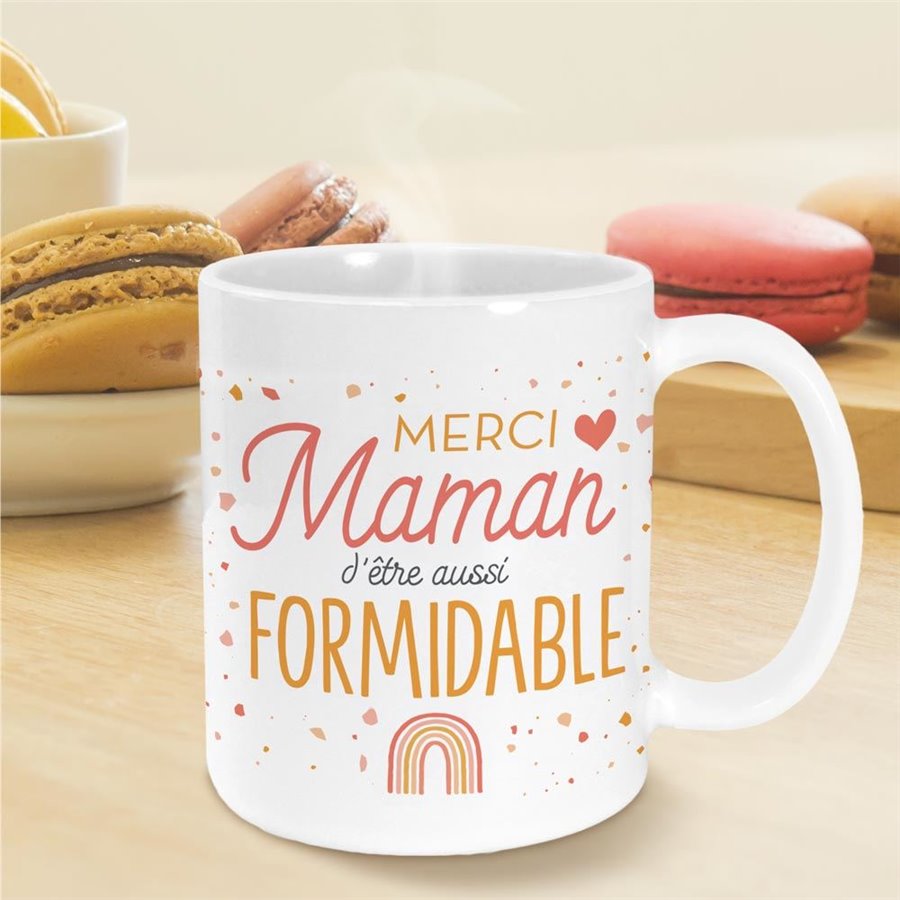 MUG MERCI MAMAN FORMIDABLE