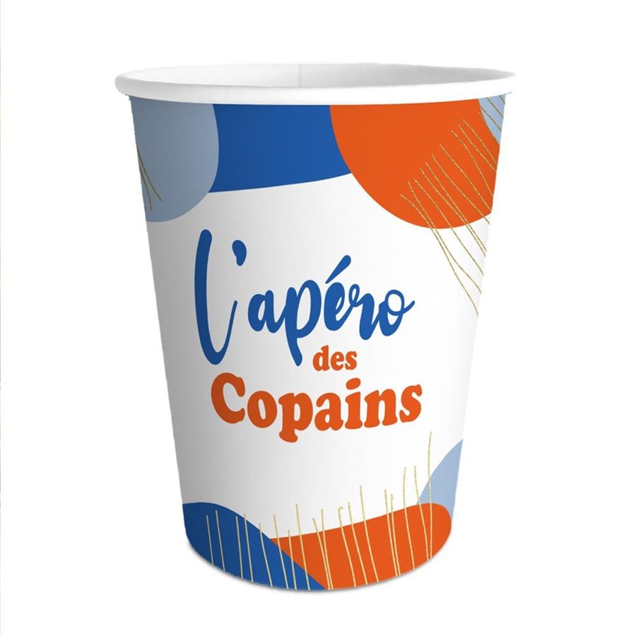 GOBELETS 6 PCS APERO DES COPAINS