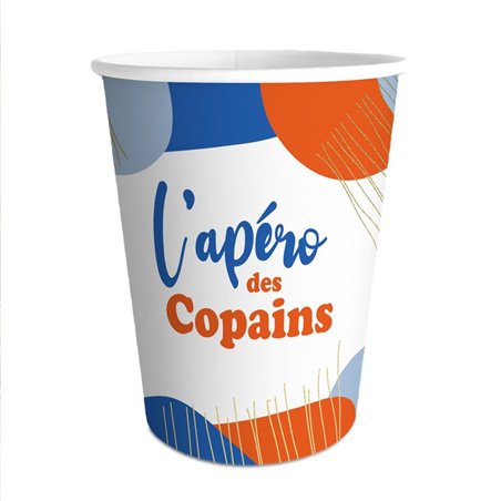 GOBELETS 6 PCS APERO DES COPAINS