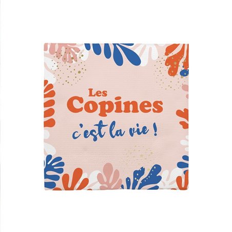 SERVIETTES 10 PCS APERO DES COPINES