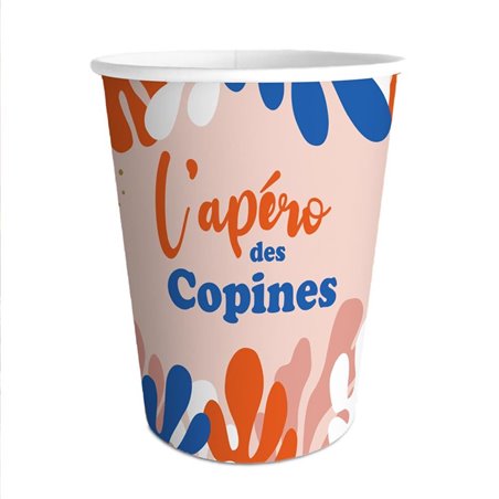 GOBELETS 6 PCS APERO DES COPINES