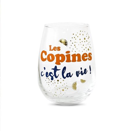 COFFRET VERRE A EAU APERO DES COPINES