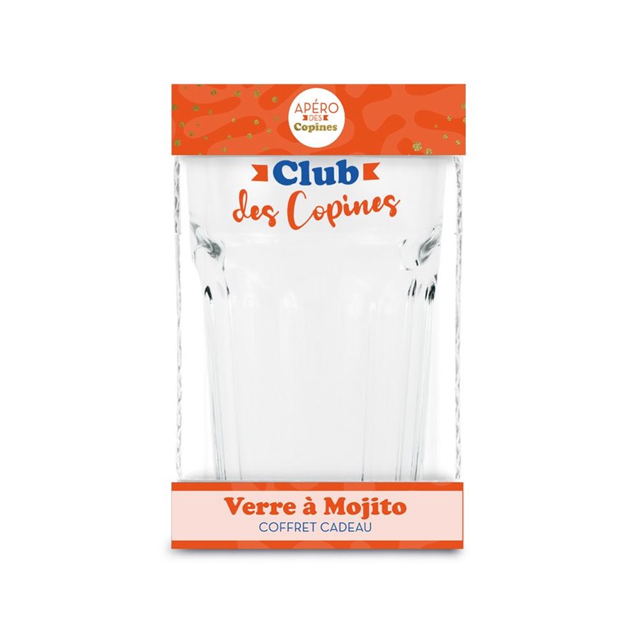 COFFRET VERRE MOJITO APERO DES COPINES