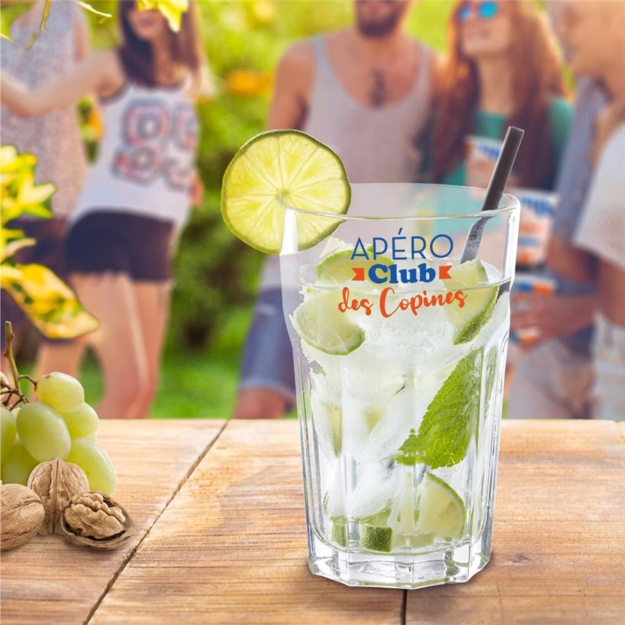 COFFRET VERRE MOJITO APERO DES COPINES