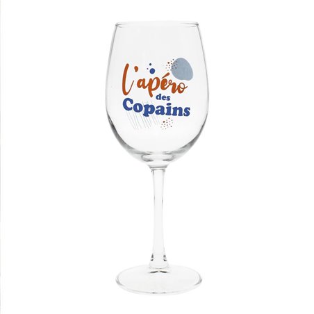 COFFRET VERRE A VIN APERO DES COPAINS