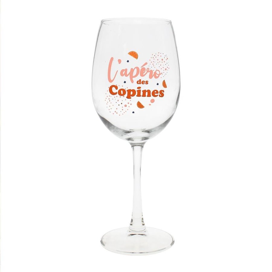 COFFRET VERRE A VIN APERO DES COPINES