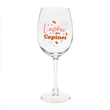 COFFRET VERRE A VIN APERO DES COPINES