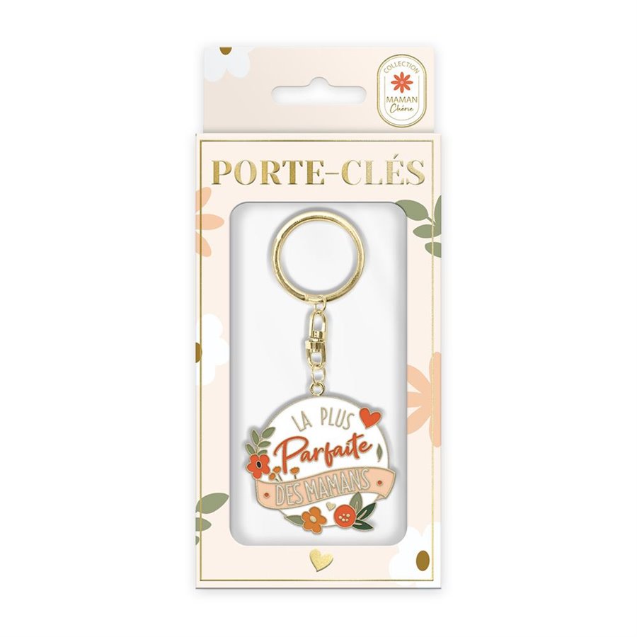 PORTE CLE METAL MAMAN PARFAITE