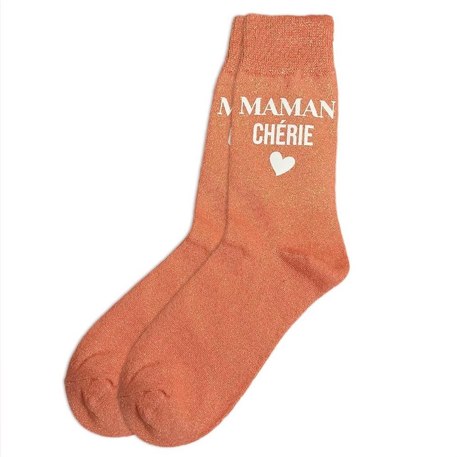 CHAUSSETTES PAILLETTES MAMAN