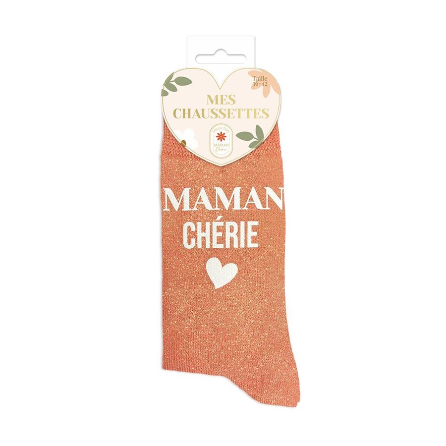 CHAUSSETTES PAILLETTES MAMAN