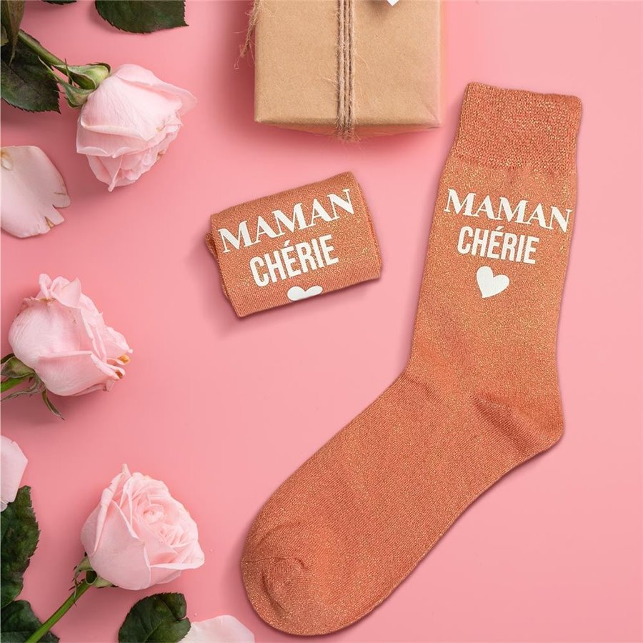 CHAUSSETTES PAILLETTES MAMAN