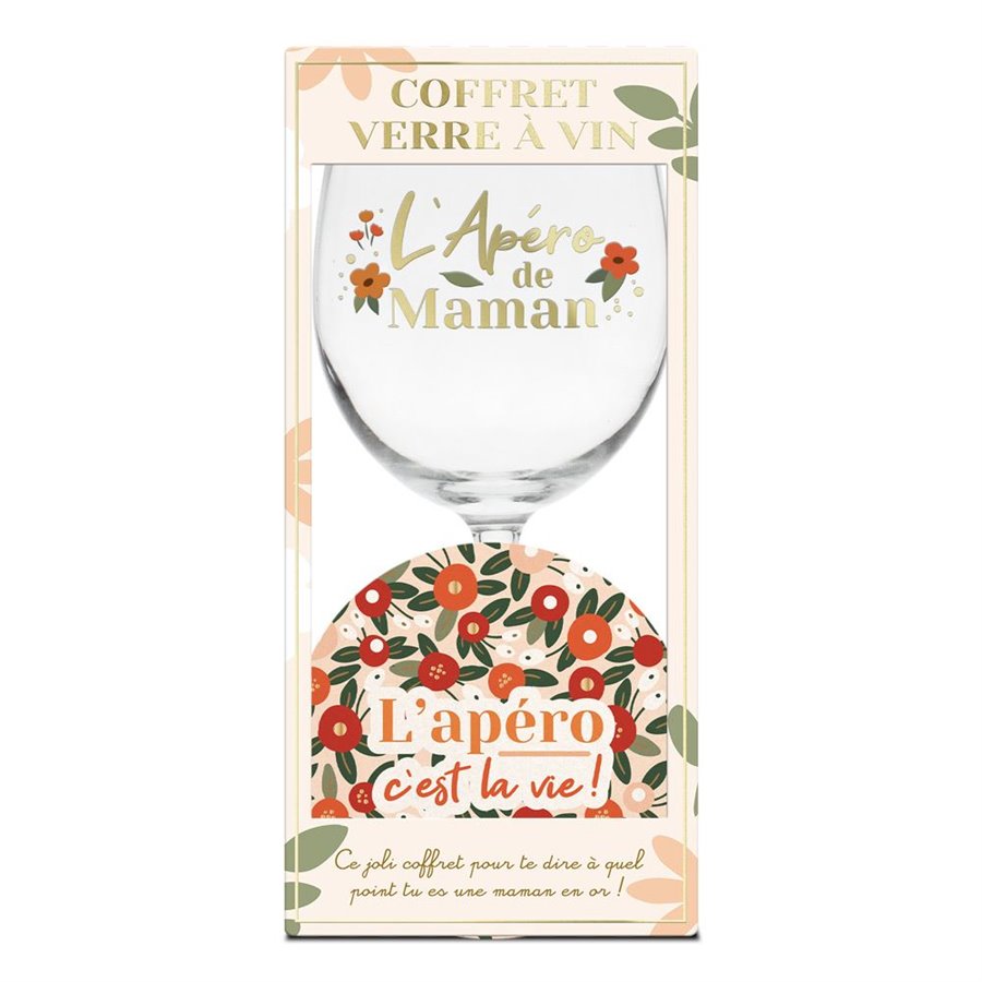 COFFRET VERRE APERO DE MAMAN