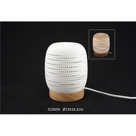 LAMPE BRULE PARFUM BLANC