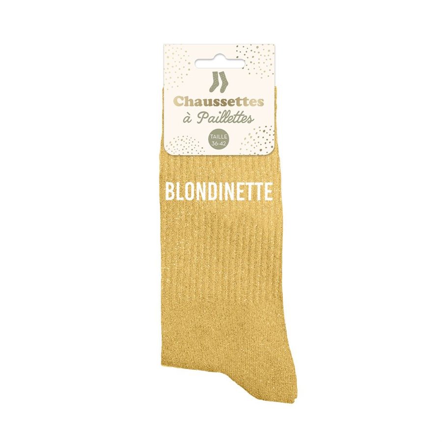 CHAUSSETTES PAILLETTES BLONDINETTE