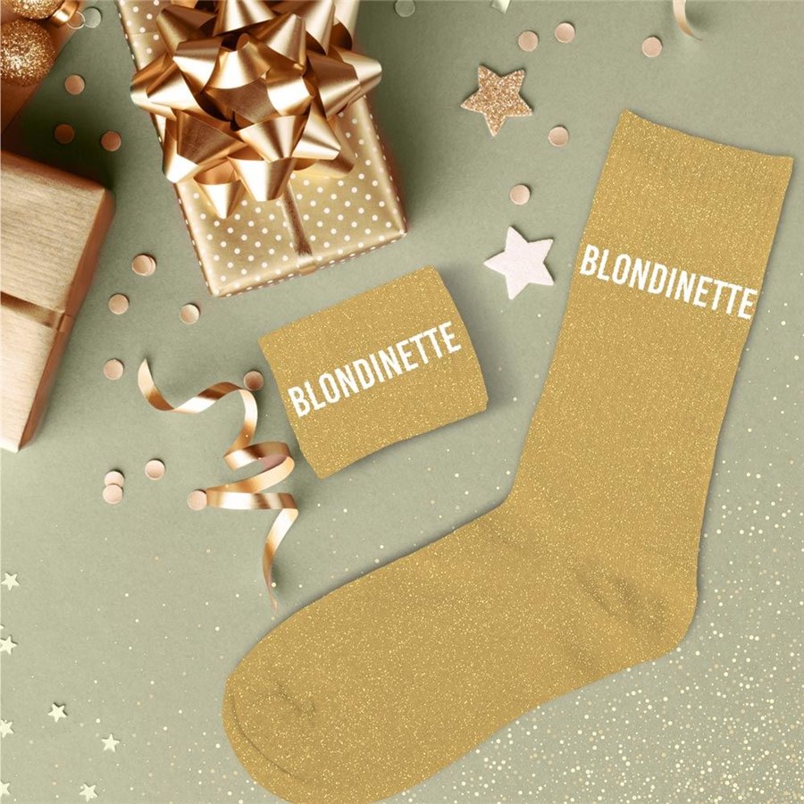 CHAUSSETTES PAILLETTES BLONDINETTE