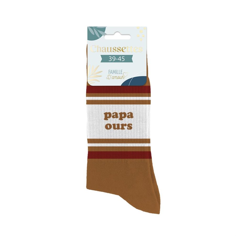 CHAUSSETTES PAPA OURS