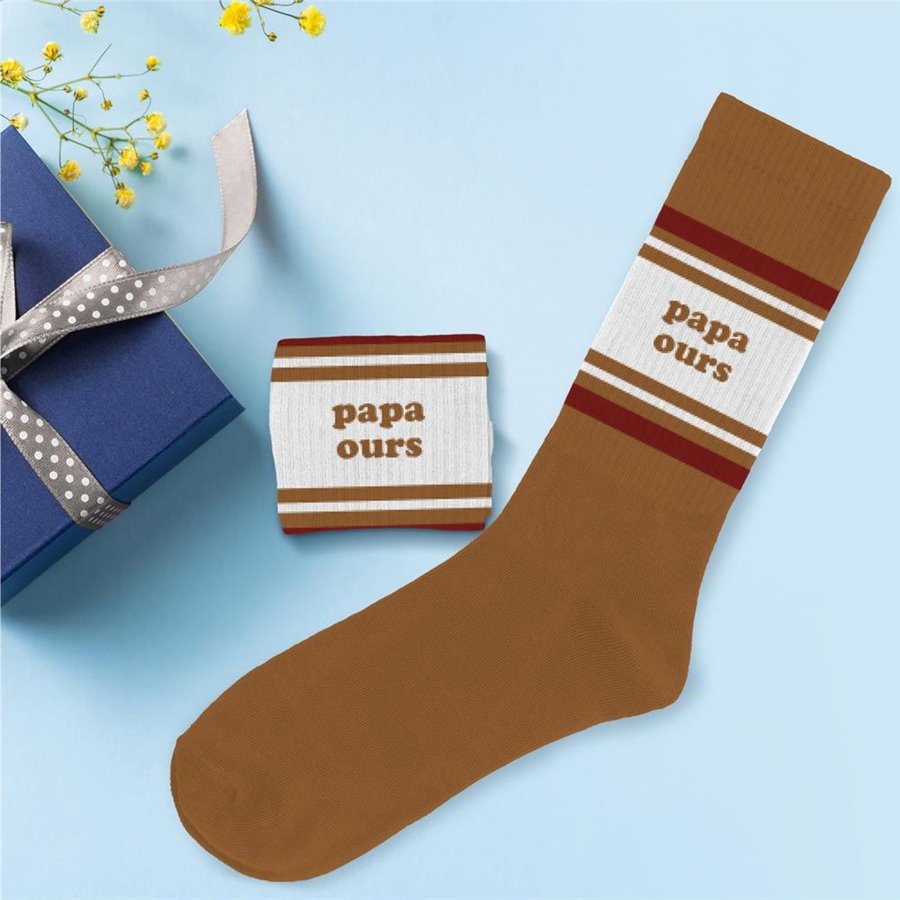 CHAUSSETTES PAPA OURS