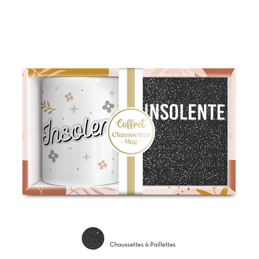 COFFRET MUG PAILLETTES INSOLENTE