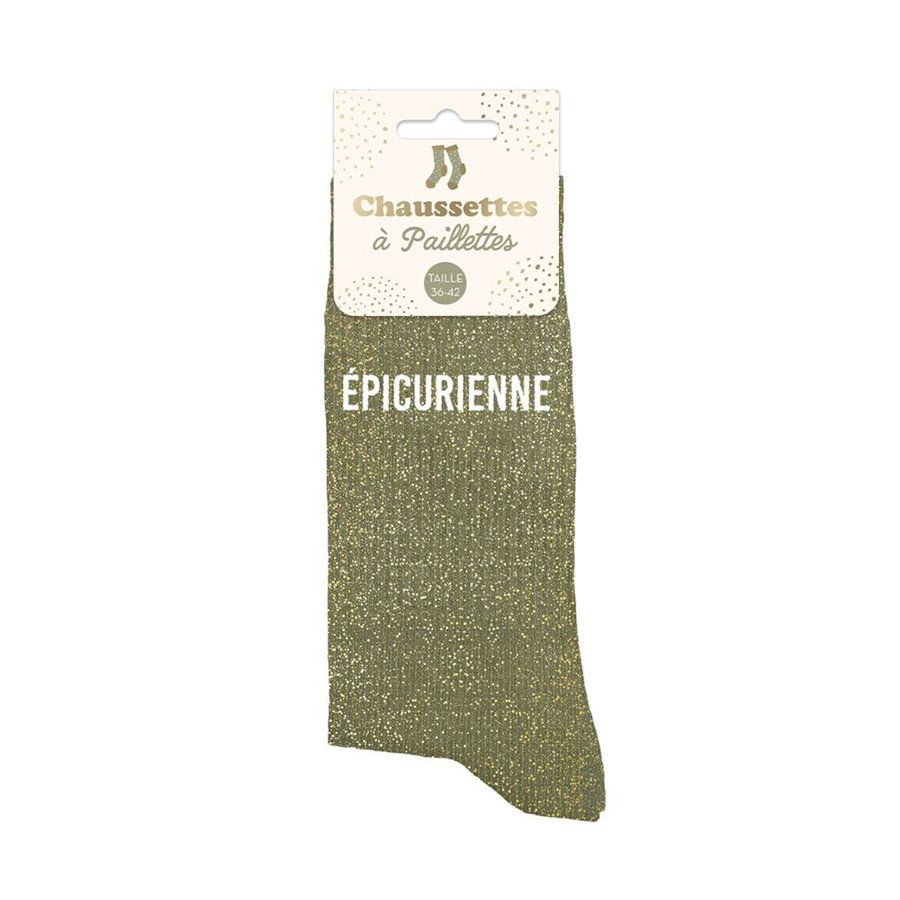 CHAUSSETTES PAILLETTES EPICURIENNE