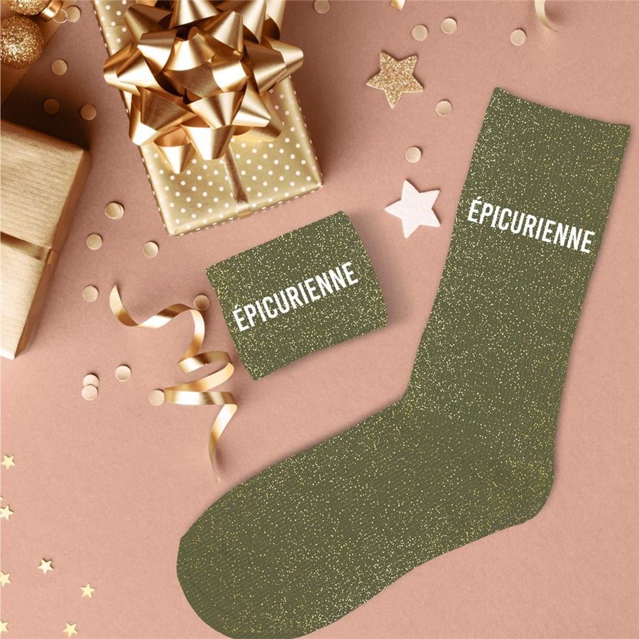 CHAUSSETTES PAILLETTES EPICURIENNE