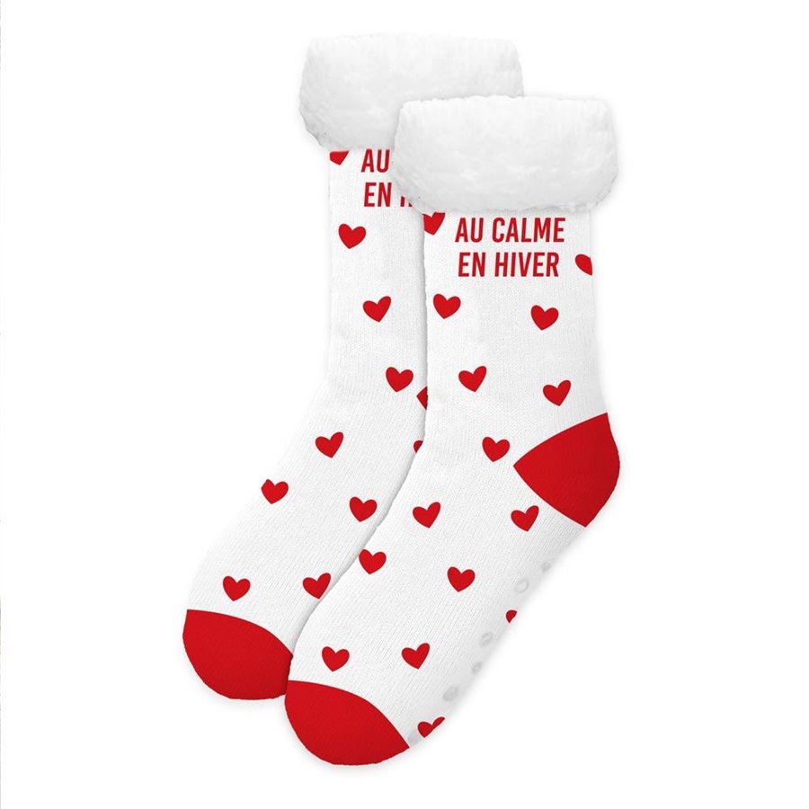 CHAUSSETTES MOUMOUTES AU CALME EN HIVER F