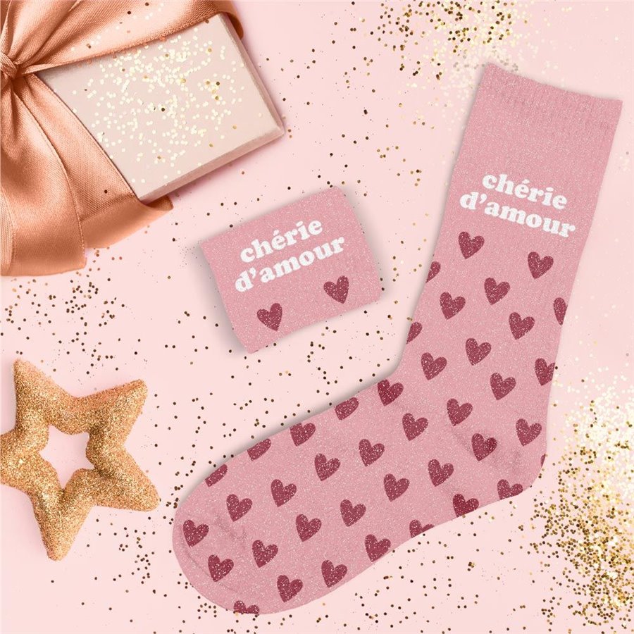 CHAUSSETTES PAILLETTES CHERIE D AMOUR