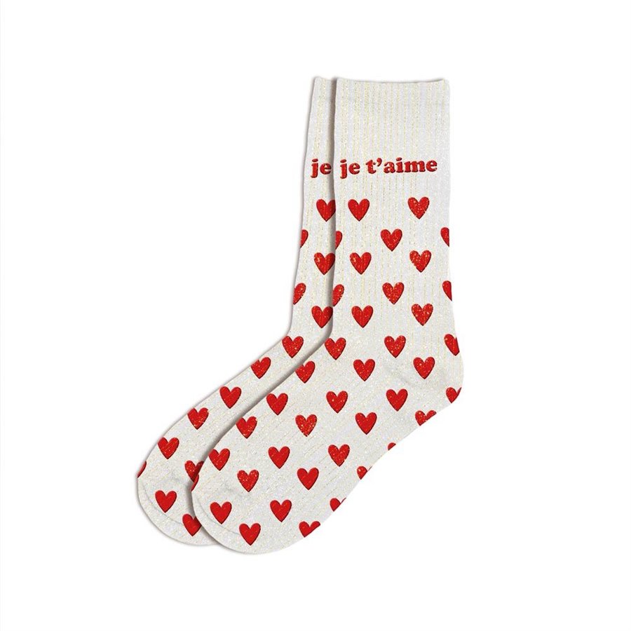 CHAUSSETTES PAILLETTES JE T AIME 