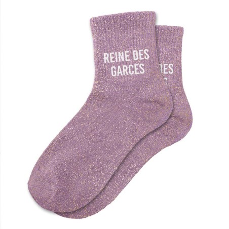 CHAUSSETTES COURTES PAILLETTES REINE DES GARCES