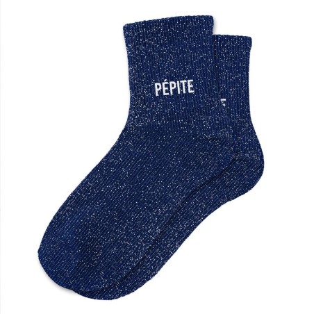 CHAUSSETTES COURTES PAILLETTES PEPITE