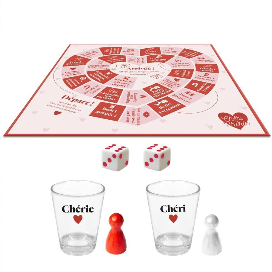 JEU DE L OIE COUPLE SAINT VALENTIN