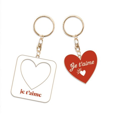 PORTE CLES DUO SAINT VALENTIN