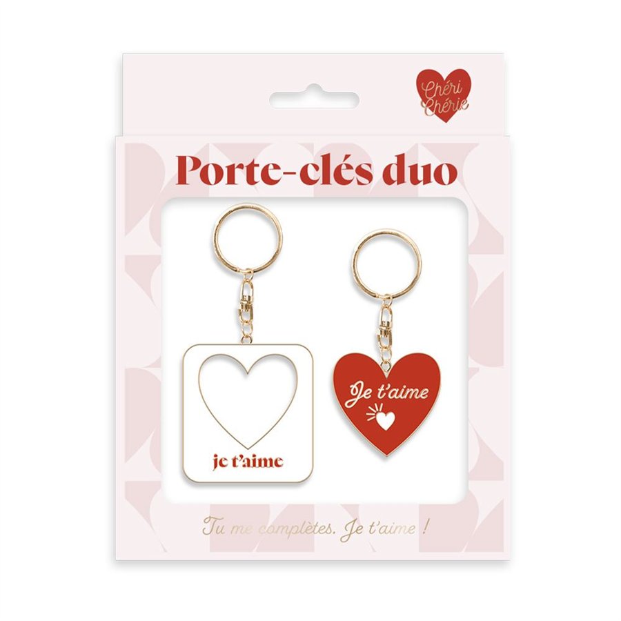 PORTE CLES DUO SAINT VALENTIN