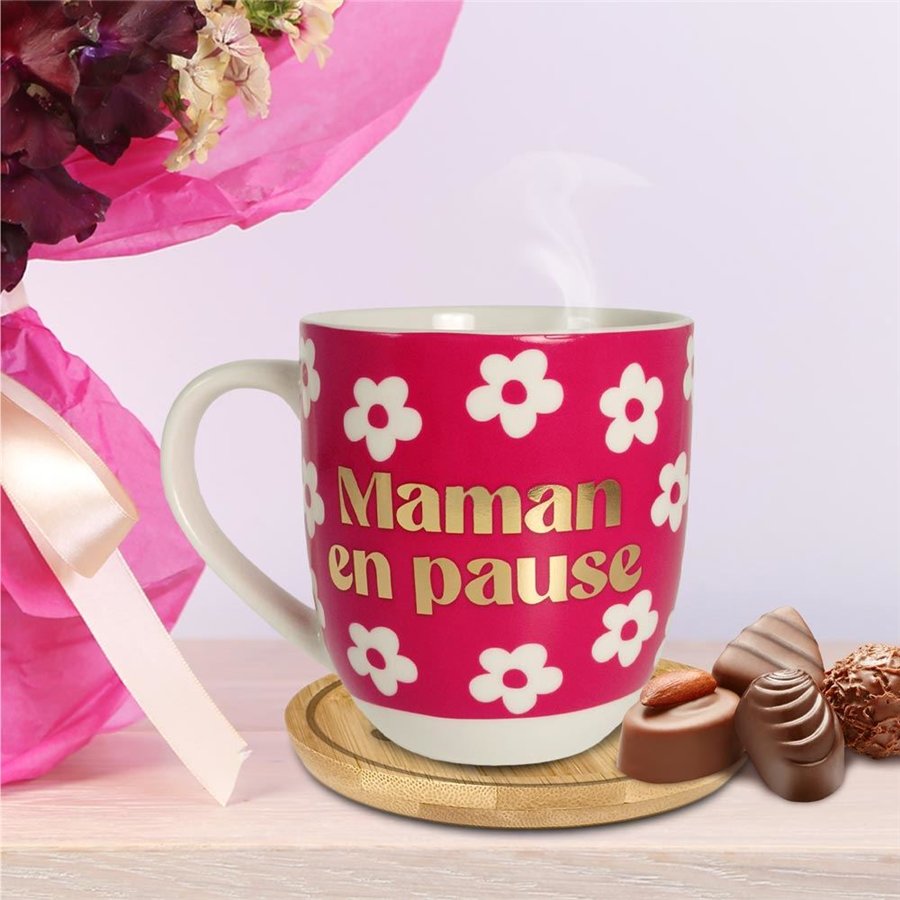 COFFRET CADEAU TASSE MAMAN EN PAUSE