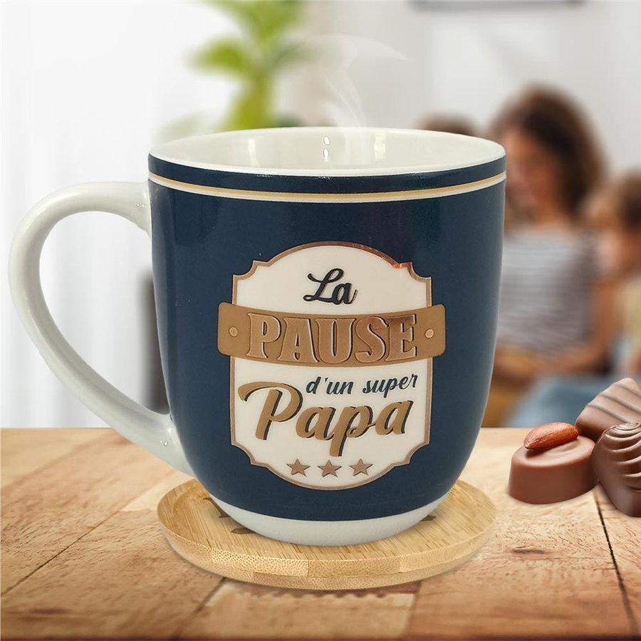 COFFRET TASSE LA PAUSE DE PAPA