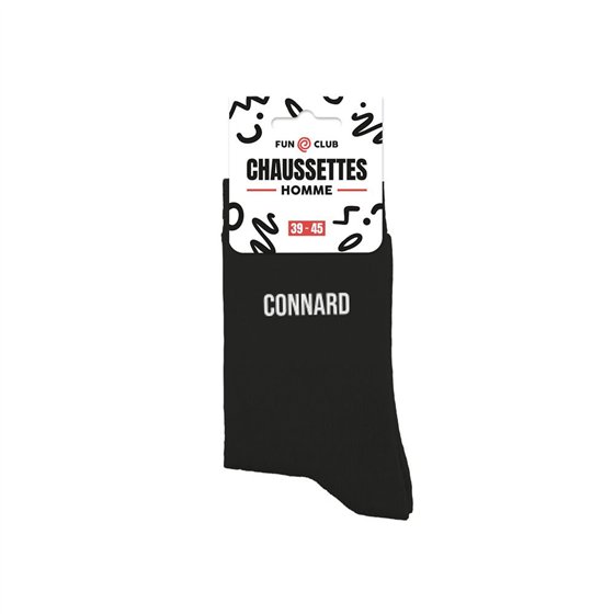 CHAUSSETTES NOIRES CONNARD HOMME  