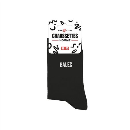 CHAUSSETTES NOIRES BALEC HOMME 